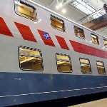 В России появились поезда с двухэтажными вагонами